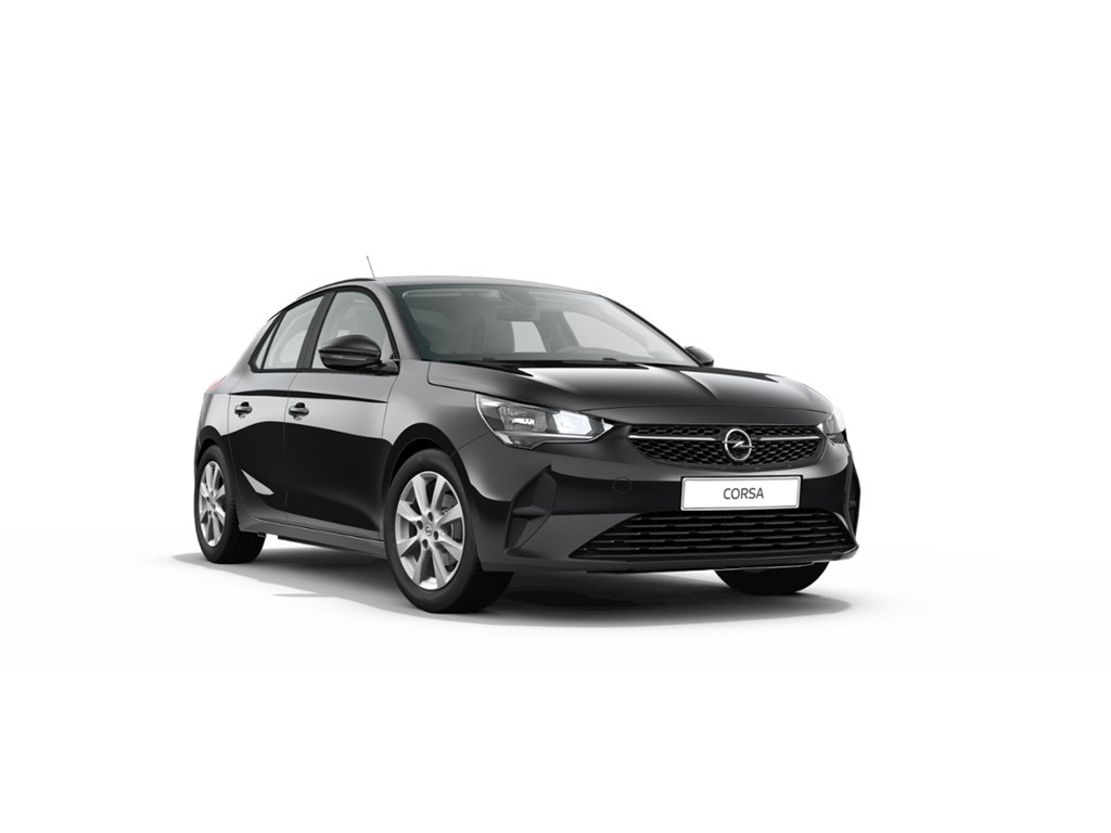 Tweedehands te koop: Opel Corsa Zwart - Edition 12 Benz 100pk - Parkeersens - Zetelverw - Nieuw - Op Voorraad